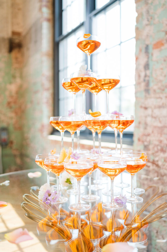 Champagne tower
