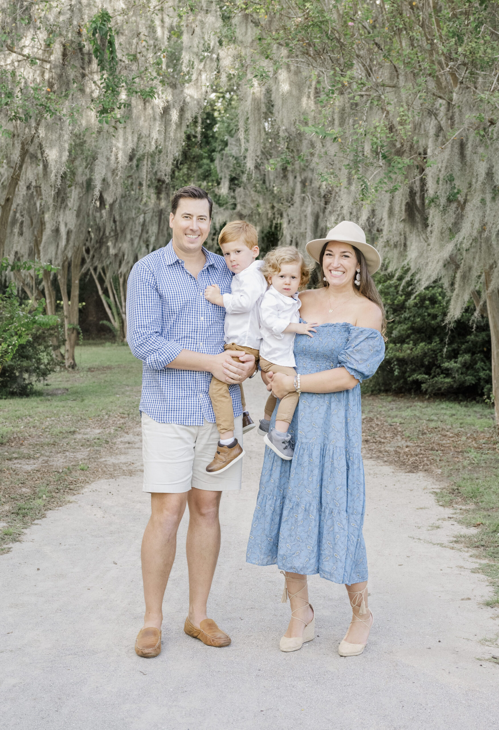 Family Photo at Hampton Park, Charleston SC