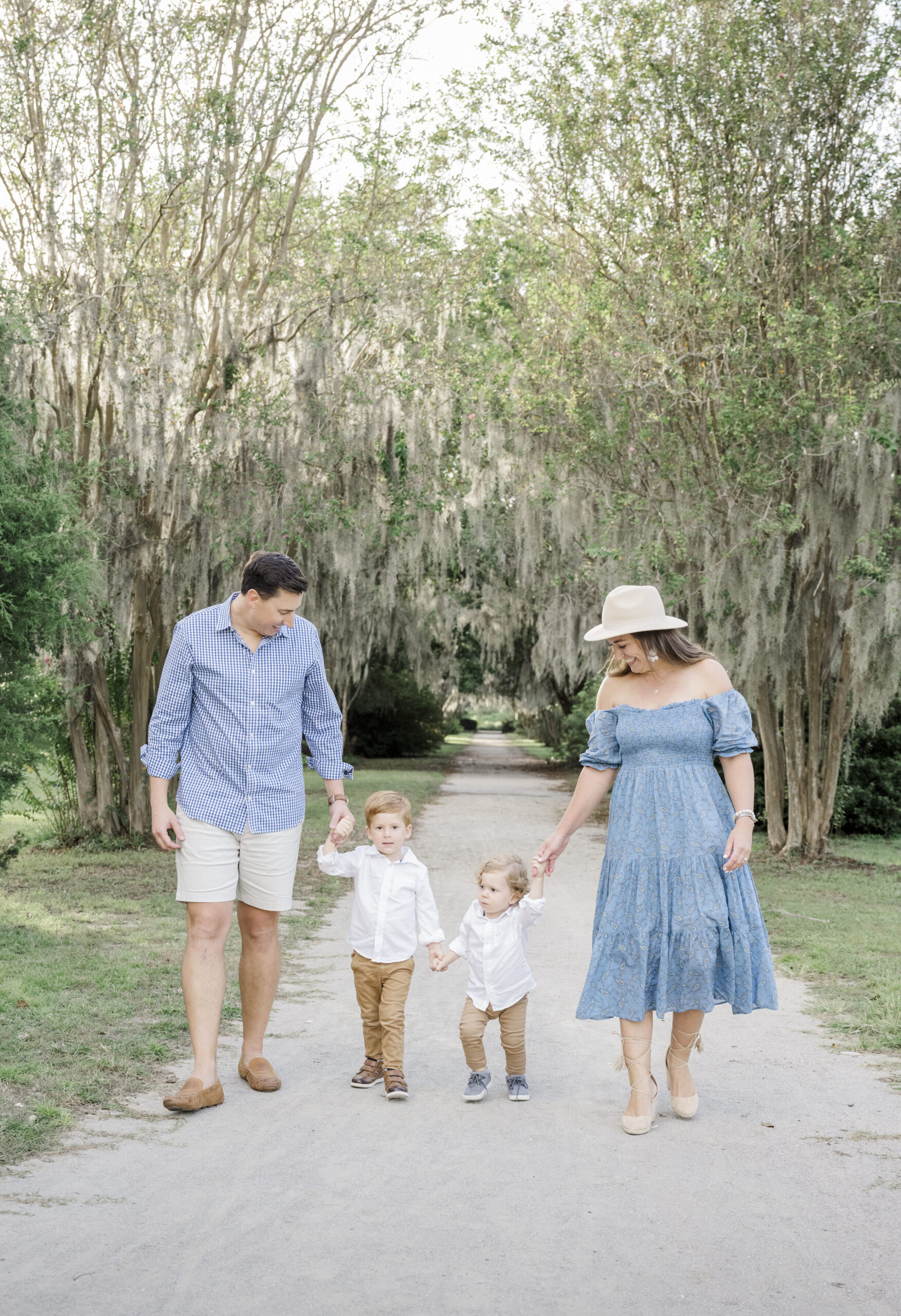 Family Photo at Hampton Park, Charleston SC