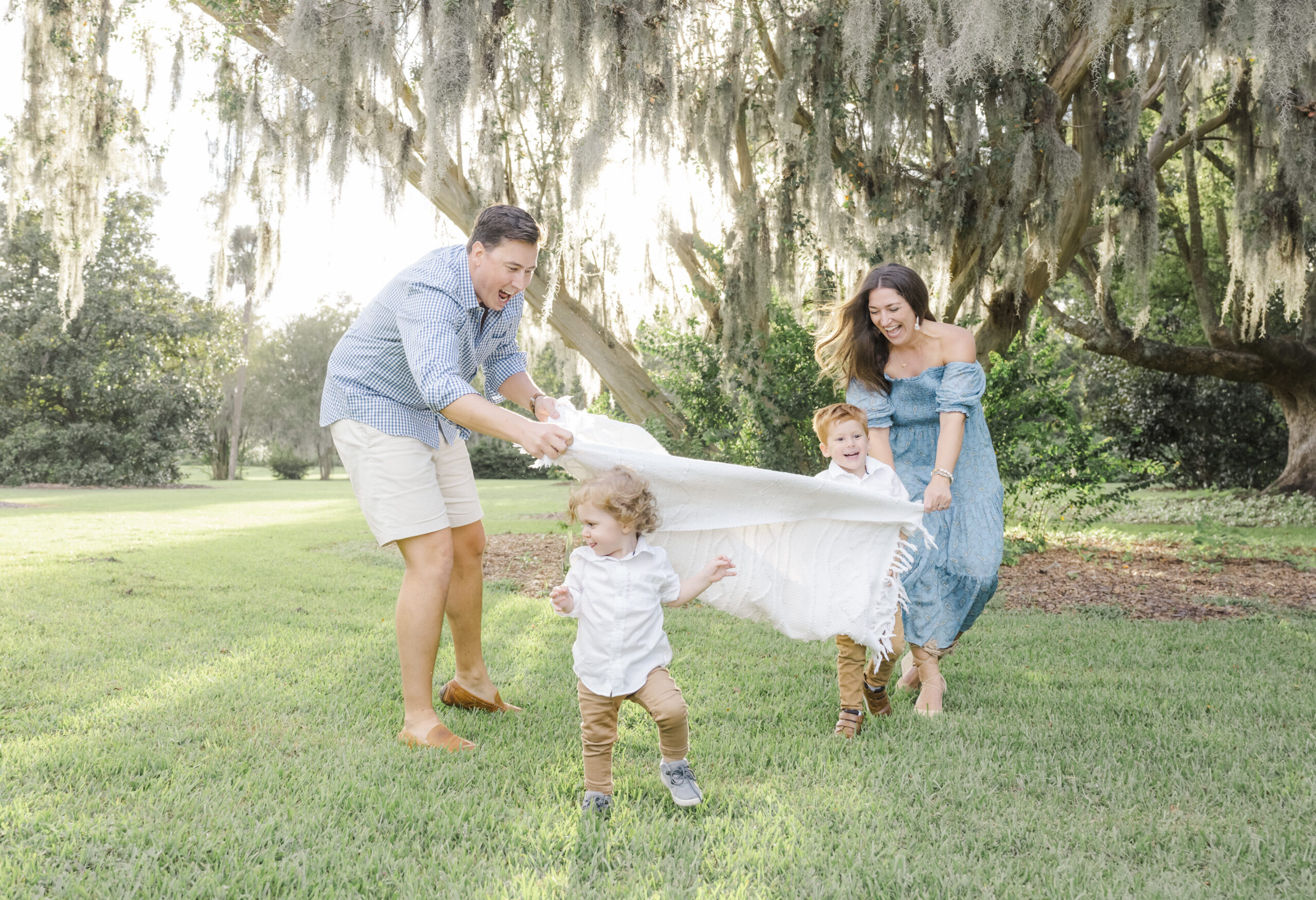 Family Photo at Hampton Park, Charleston SC