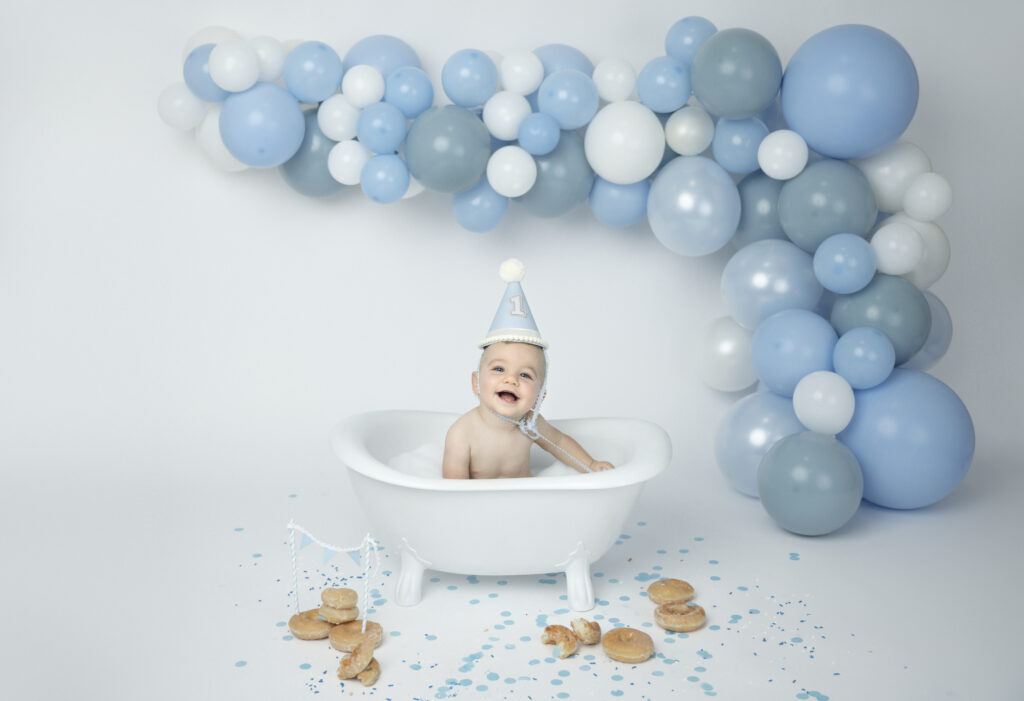 First Birthday Bath Splash