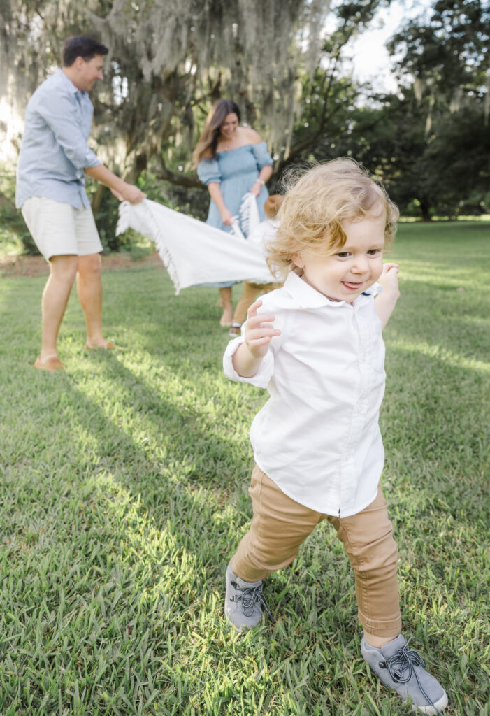 Family Playtime at Hampton Park Charleston