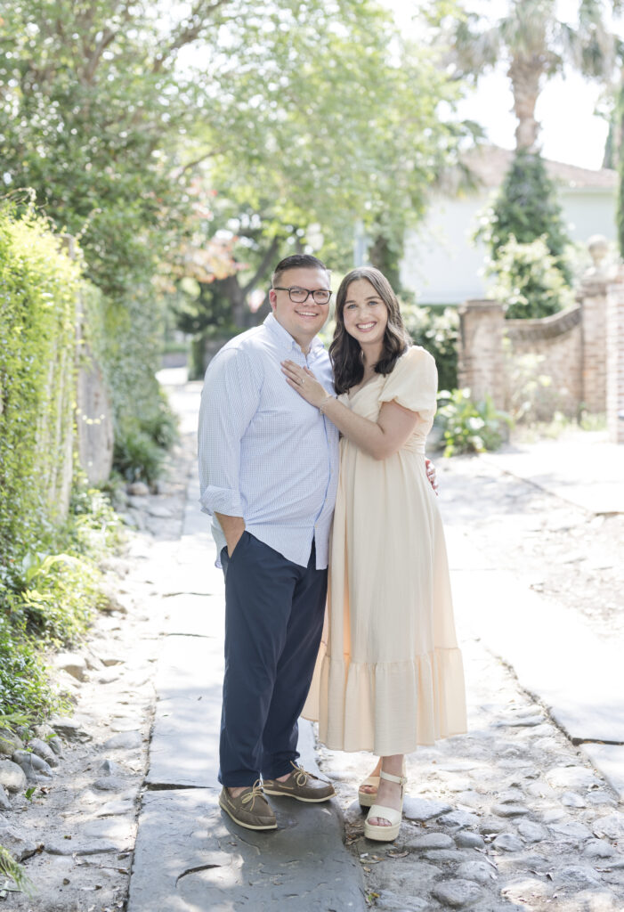 Downtown Charleston engagement session