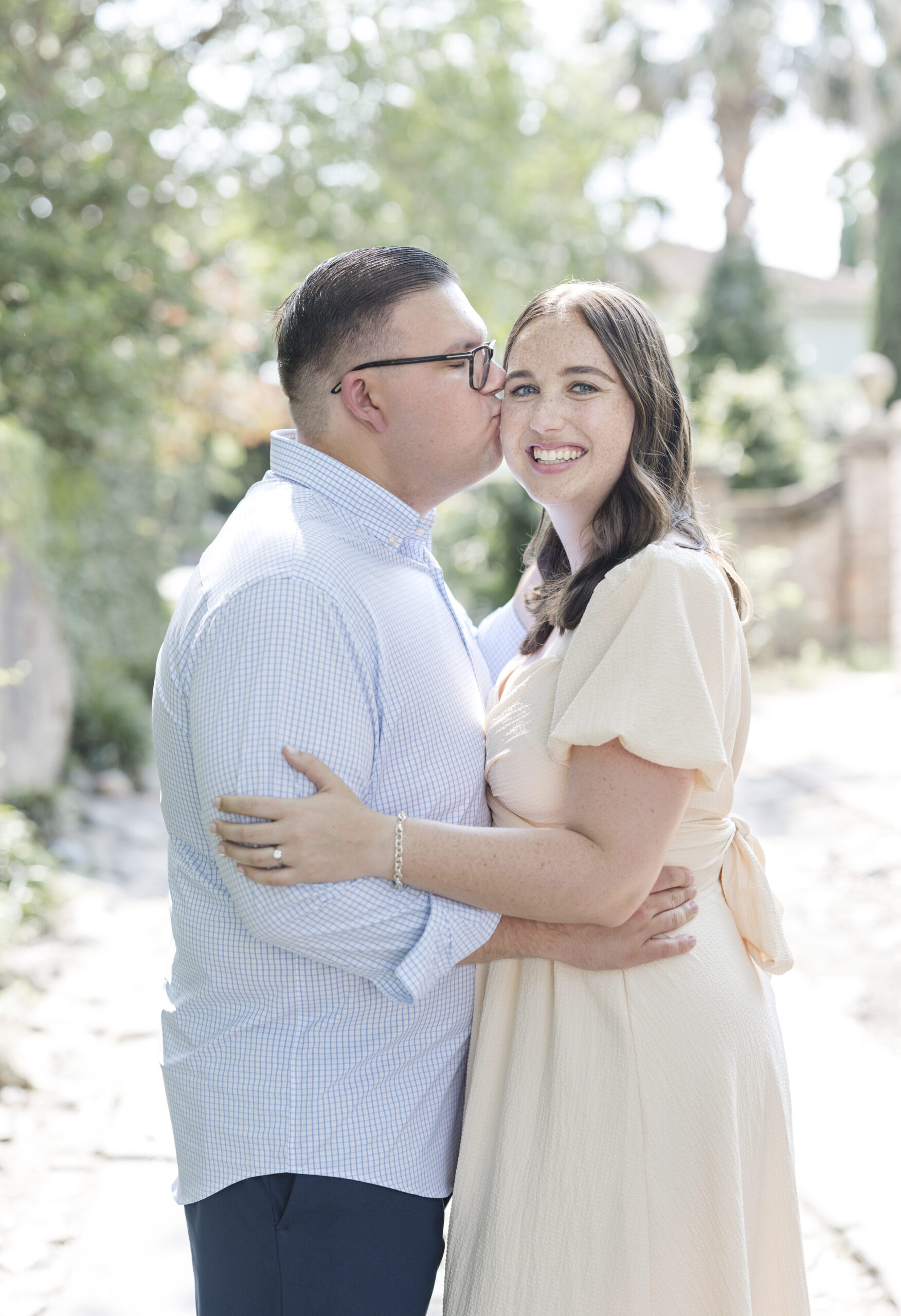 Downtown Charleston engagement session