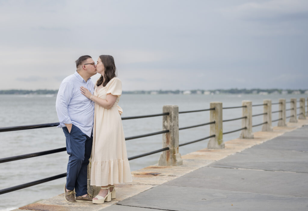 Charleston engagement at the Battery