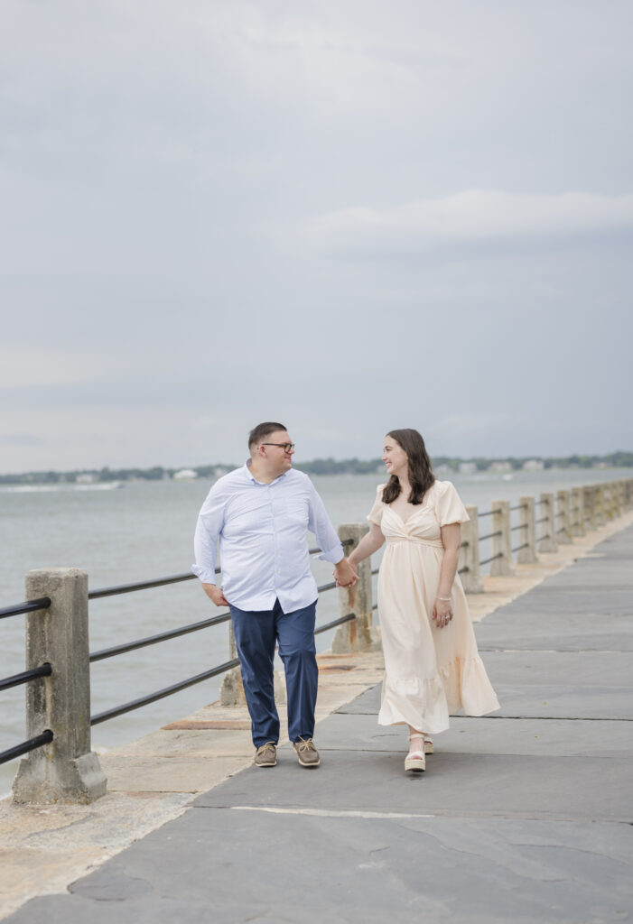 Charleston engagement at the Battery
