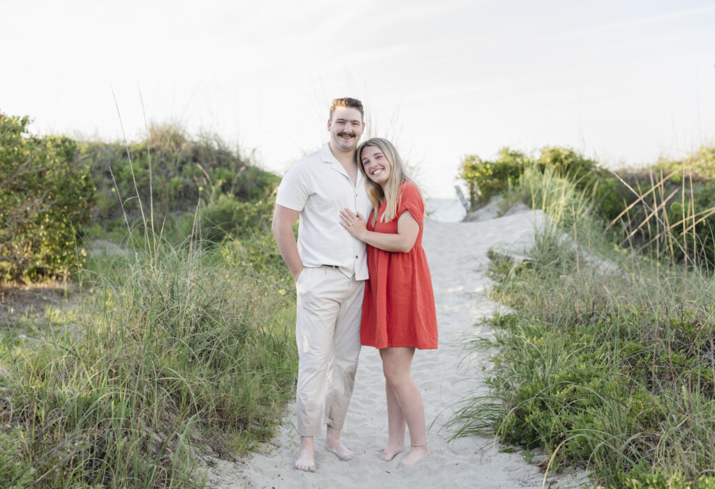 Engaged Couple Isle of Palms SC