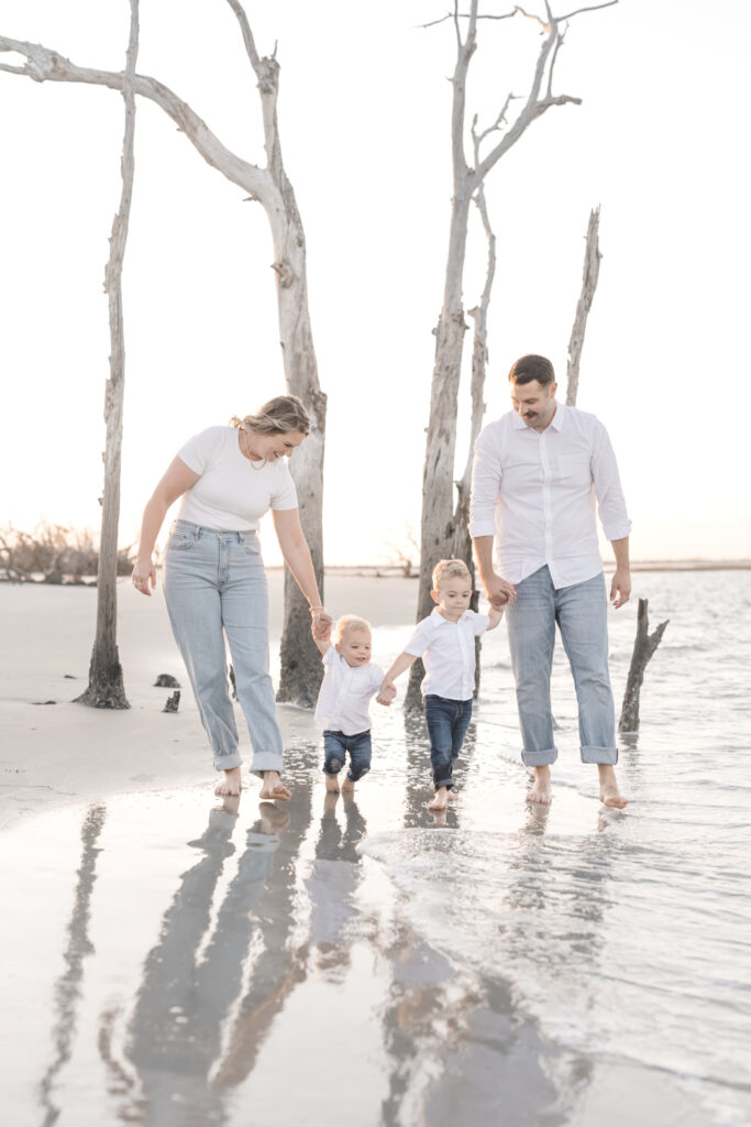 Family Session at Folly Beach