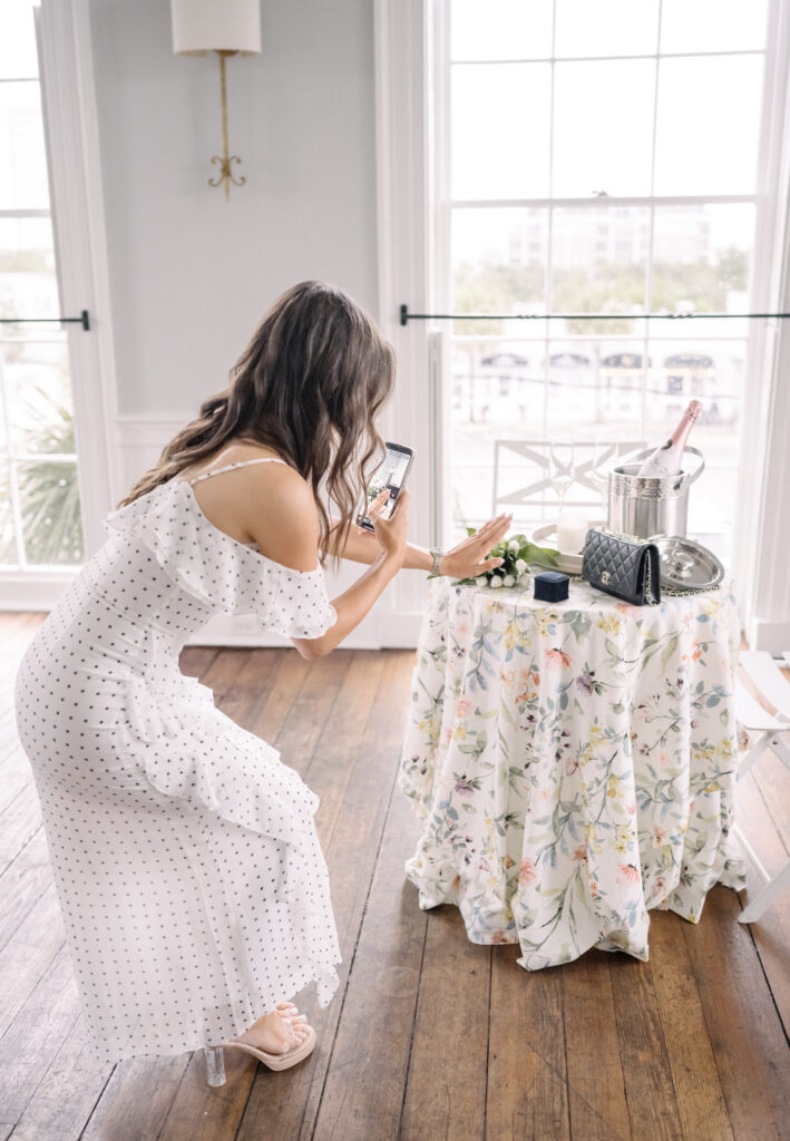 Charleston wedding proposal photography
