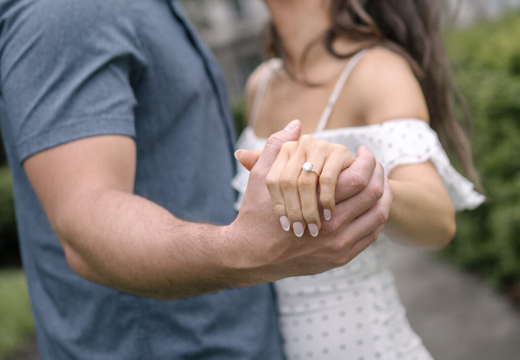 Engaged Couple Downtown Charleston, South Carolina