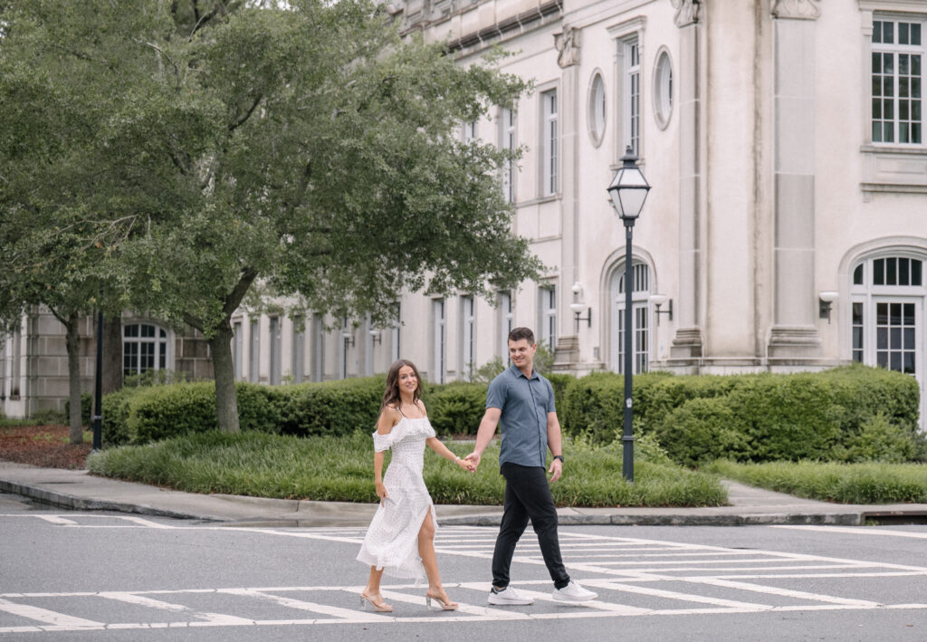 Engaged Couple Downtown Charleston, South Carolina