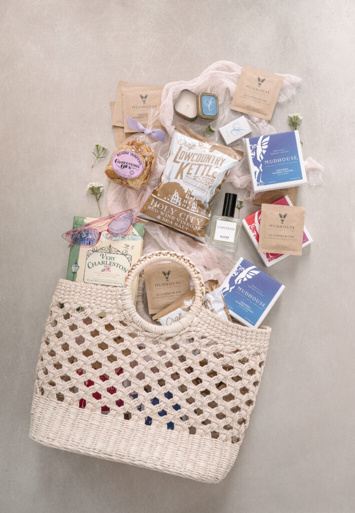 Charleston wedding welcome bags
