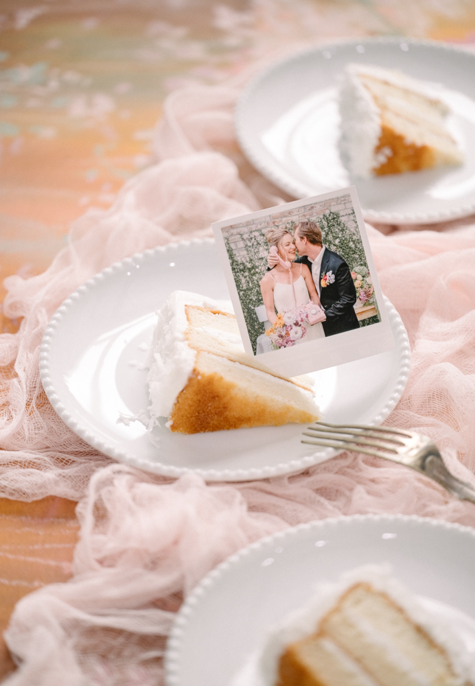 Wedding Cake Flat Lay