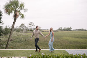 Charleston surprise proposal in the rain