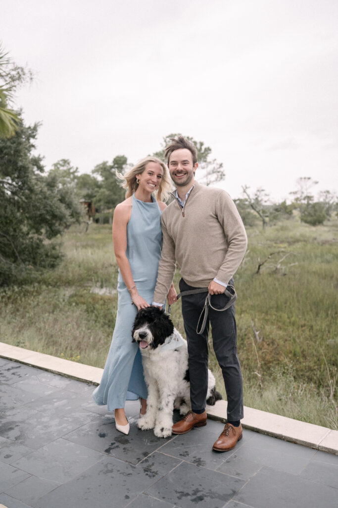 Charleston surprise proposal in the rain