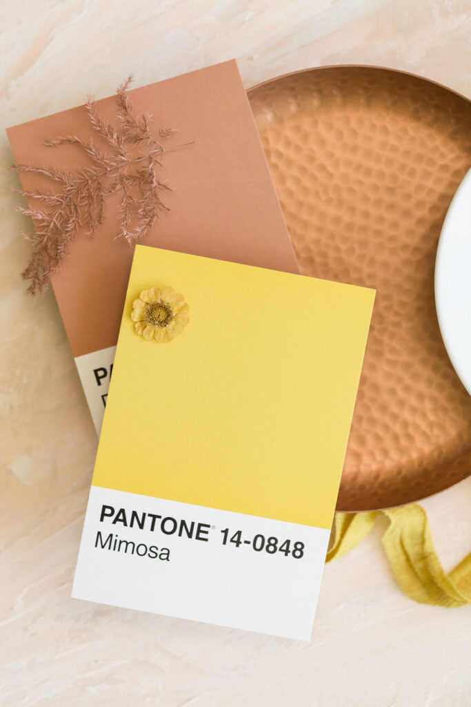 spring wedding color palette