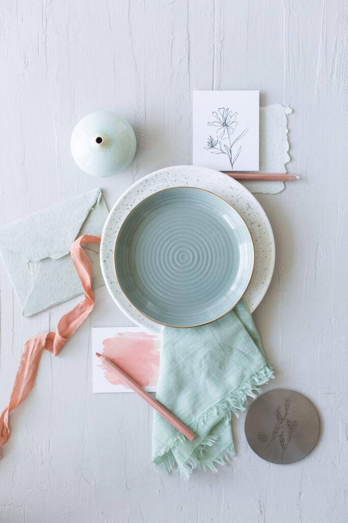 spring wedding color palette