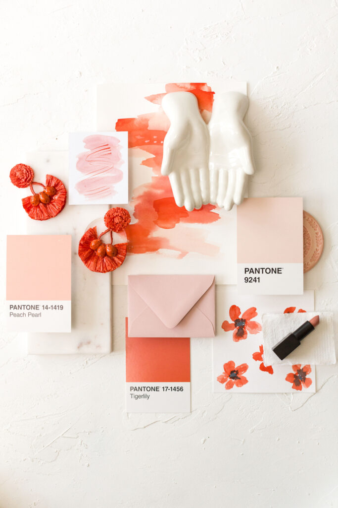 spring wedding color palette