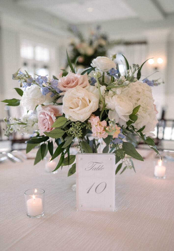 spring wedding centerpiece