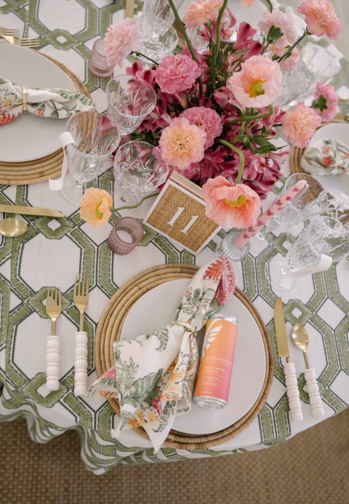 spring wedding centerpiece