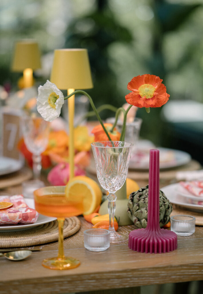 spring wedding centerpiece