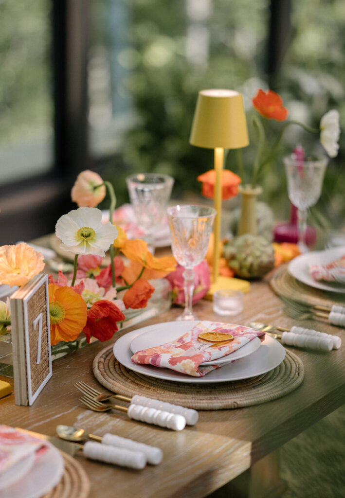 spring wedding centerpiece