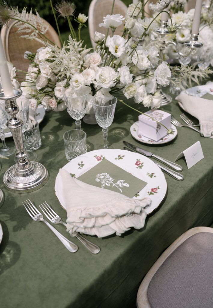 spring wedding centerpiece