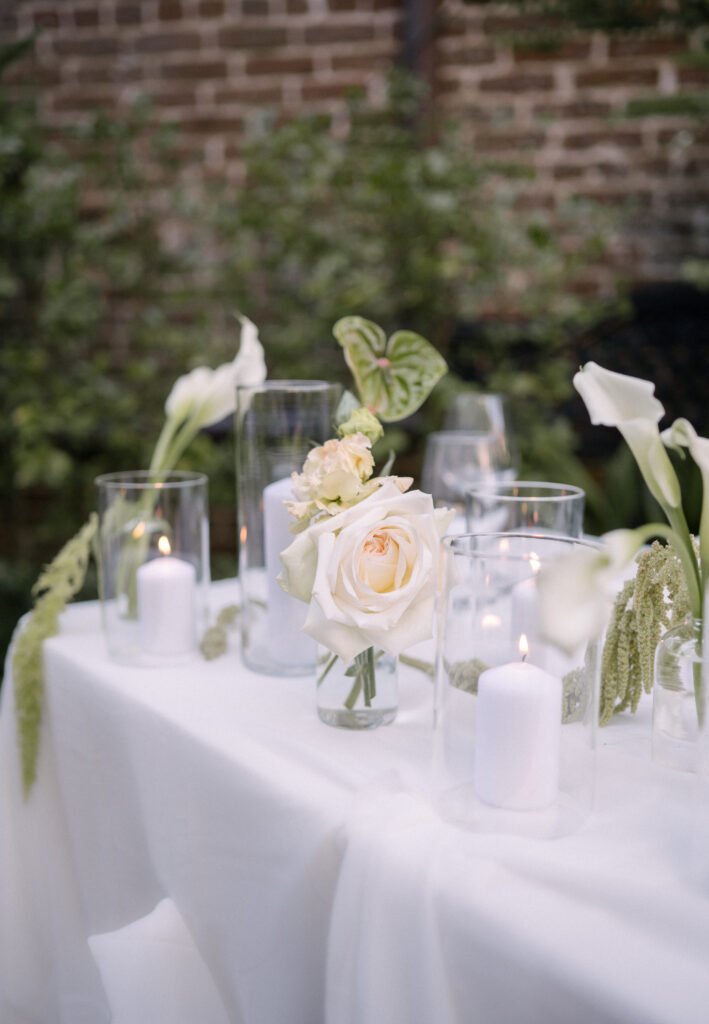 spring wedding centerpiece
