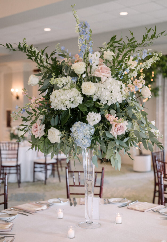 spring wedding centerpiece