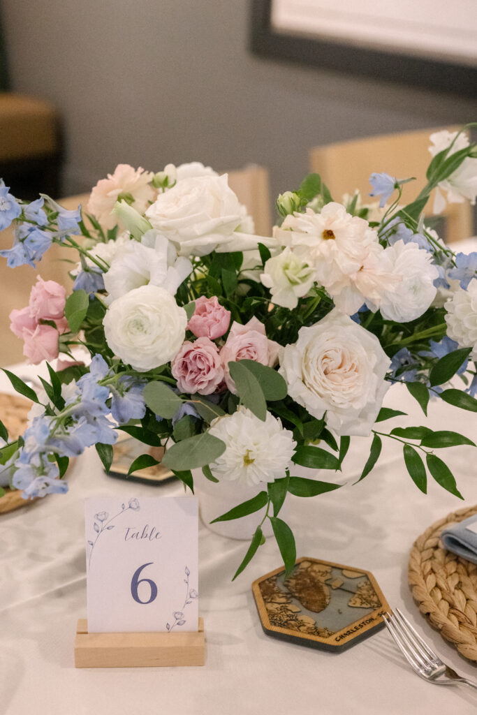 spring wedding centerpiece