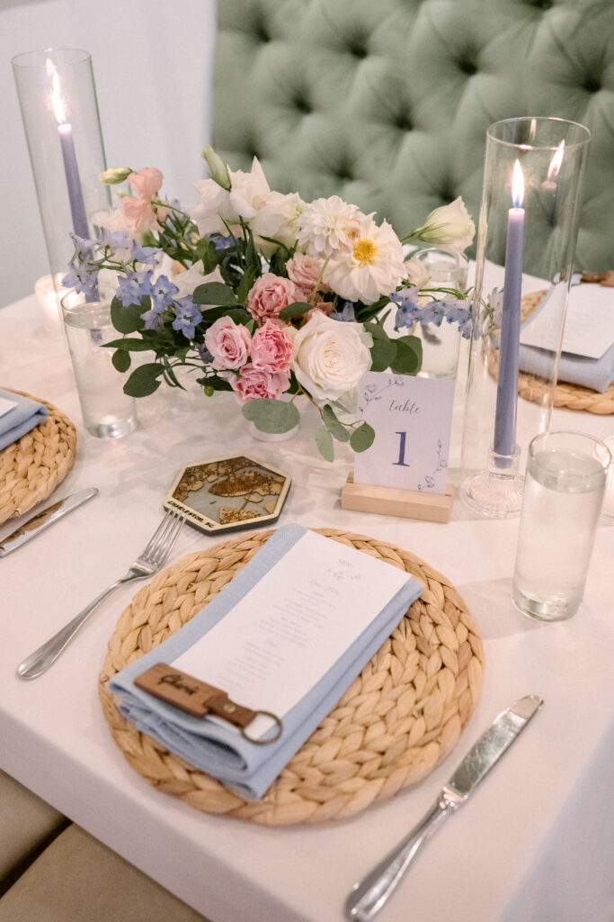 spring wedding centerpiece