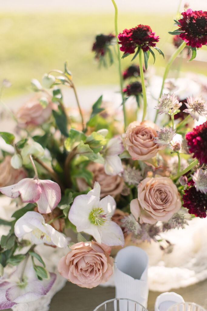 spring wedding centerpiece