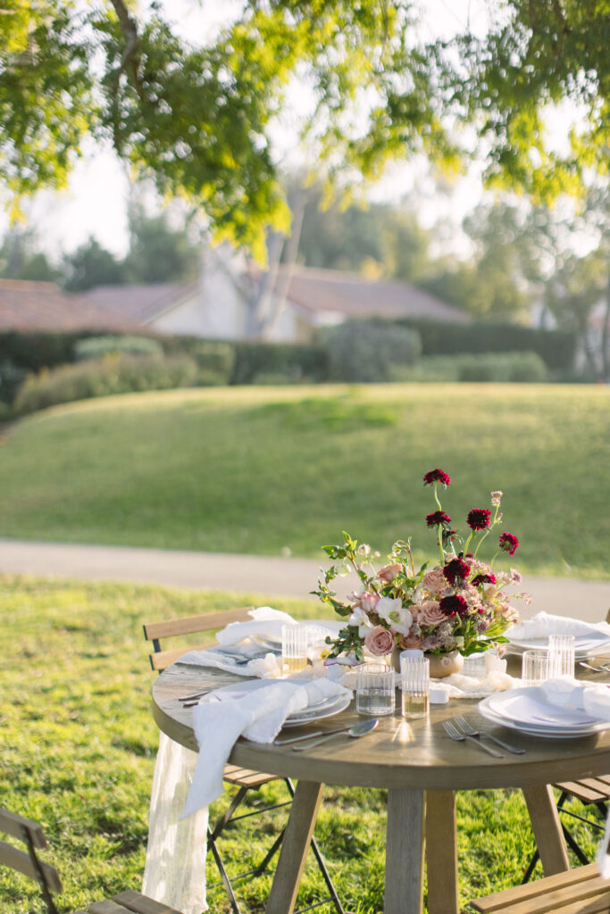 spring wedding centerpiece