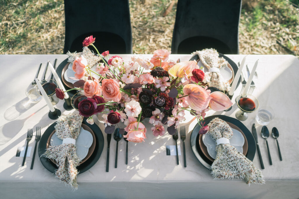 spring wedding centerpiece