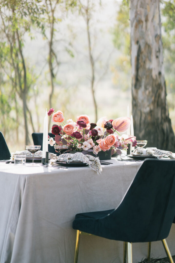 spring wedding centerpiece