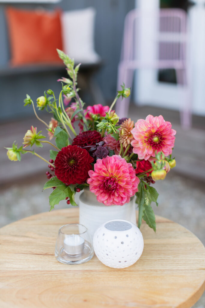 spring wedding centerpiece